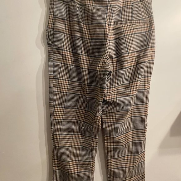 Plaid ankle cut trousers - Picture 2 of 6